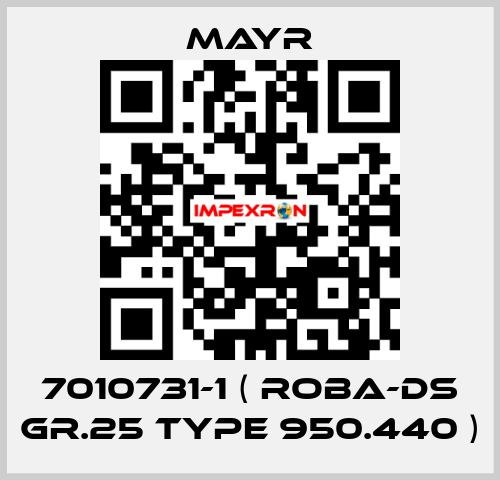 7010731-1 ( ROBA-DS Gr.25 Type 950.440 ) Mayr