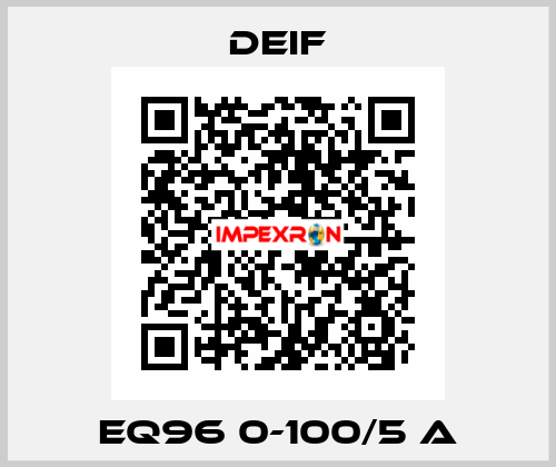EQ96 0-100/5 A Deif