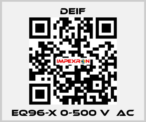 EQ96-x 0-500 V  AC Deif