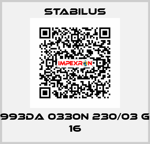 993DA 0330N 230/03 G 16 Stabilus