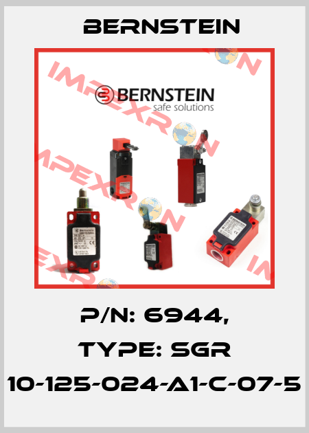 P/N: 6944, Type: SGR 10-125-024-A1-C-07-5 Bernstein