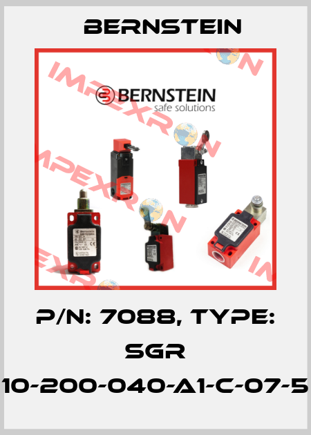 P/N: 7088, Type: SGR 10-200-040-A1-C-07-5 Bernstein