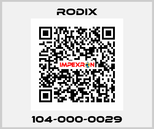 104-000-0029 Rodix