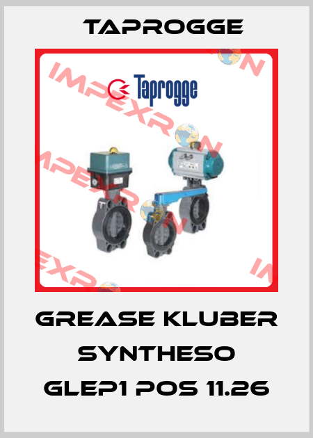 Grease Kluber Syntheso GLEP1 Pos 11.26 Taprogge
