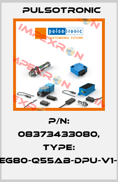p/n: 08373433080, Type: KLEG80-Q55AB-DPU-V1-RT Pulsotronic