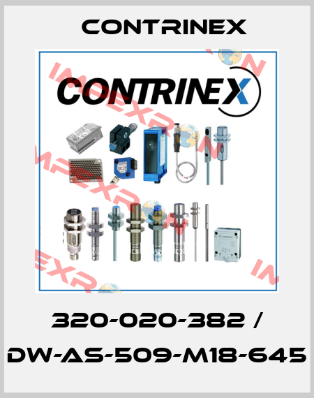 320-020-382 / DW-AS-509-M18-645 Contrinex