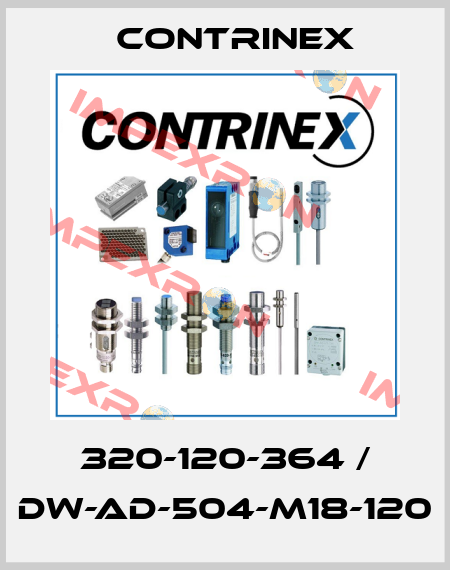 320-120-364 / DW-AD-504-M18-120 Contrinex