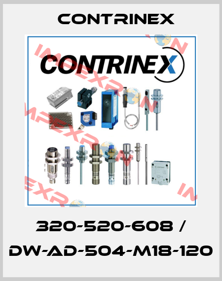320-520-608 / DW-AD-504-M18-120 Contrinex