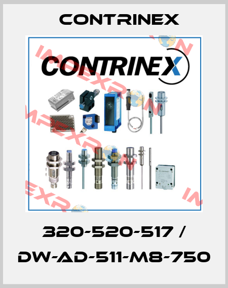 320-520-517 / DW-AD-511-M8-750 Contrinex