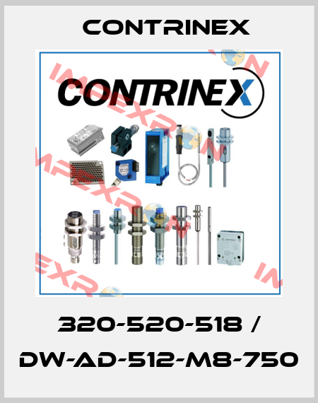 320-520-518 / DW-AD-512-M8-750 Contrinex