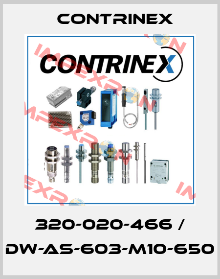 320-020-466 / DW-AS-603-M10-650 Contrinex