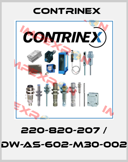 220-820-207 / DW-AS-602-M30-002 Contrinex