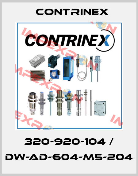 320-920-104 / DW-AD-604-M5-204 Contrinex