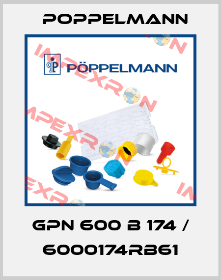 GPN 600 B 174 / 6000174RB61 Poppelmann