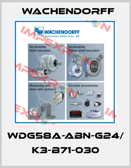 WDG58A-ABN-G24/ K3-B71-030 Wachendorff