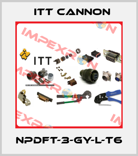 NPDFT-3-GY-L-T6 Itt Cannon