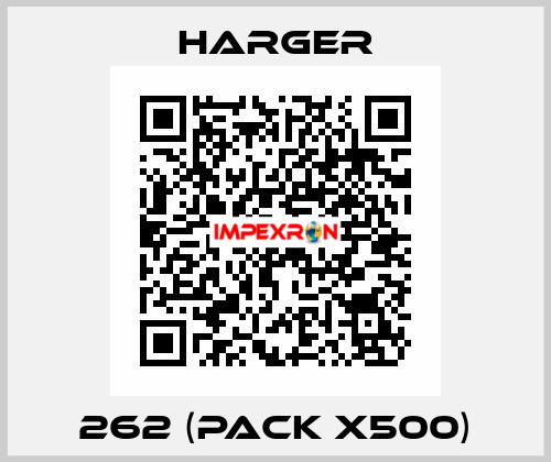 262 (pack x500) Harger