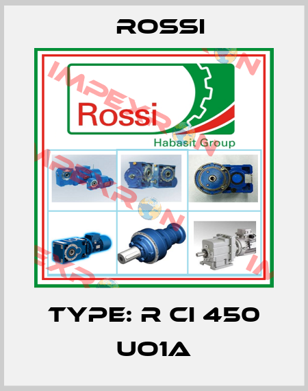 TYPE: R CI 450 UO1A Rossi