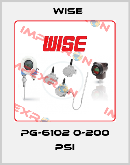  PG-6102 0-200 PSI Wise