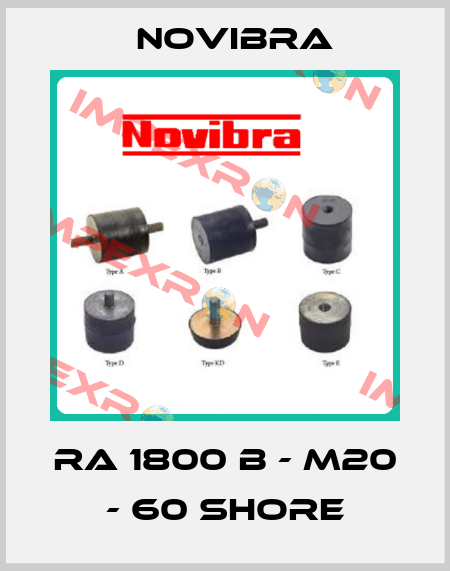 RA 1800 B - M20 - 60 shore Novibra