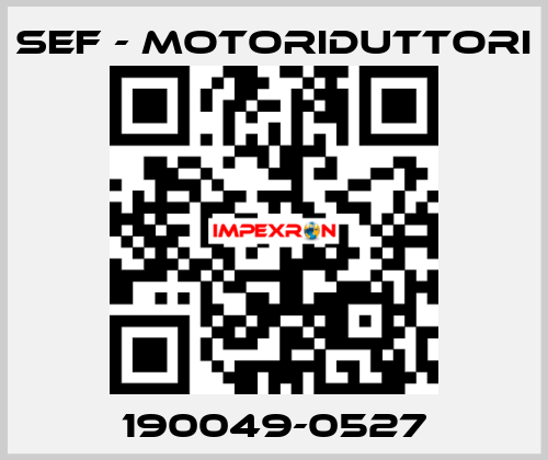 190049-0527 SEF - MOTORIDUTTORI