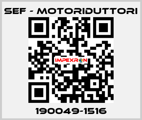 190049-1516 SEF - MOTORIDUTTORI