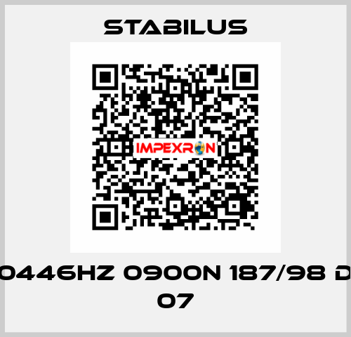 0446HZ 0900N 187/98 D 07 Stabilus