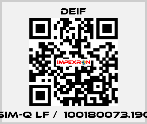 SIM-Q LF /  100180073.190 Deif