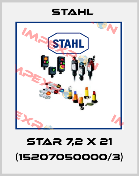 STAR 7,2 x 21 (15207050000/3) Stahl