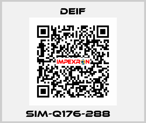  	  SIM-Q176-288В АС Deif