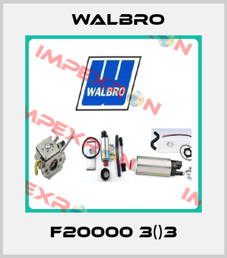 F20000 3()3 Walbro