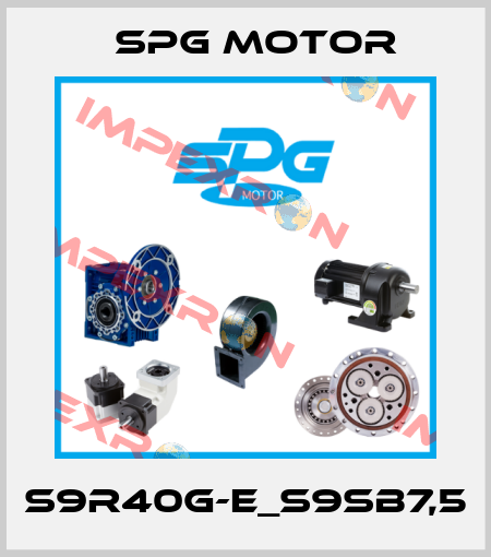 S9R40G-E_S9SB7,5 Spg Motor