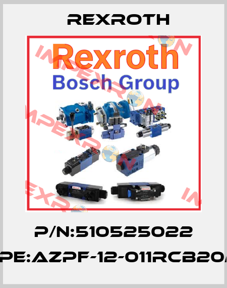 P/N:510525022 Type:AZPF-12-011RCB20MB Rexroth