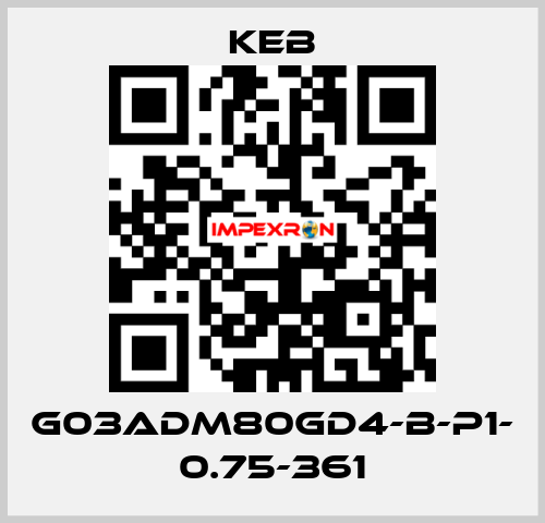 G03ADM80GD4-B-P1- 0.75-361 KEB