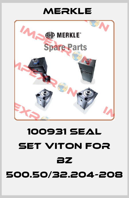 100931 SEAL SET Viton for BZ 500.50/32.204-208 Merkle