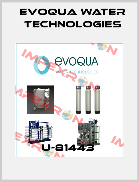 U-81443  Evoqua Water Technologies