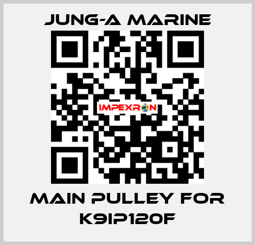 main pulley for K9IP120F JUNG-A MARINE