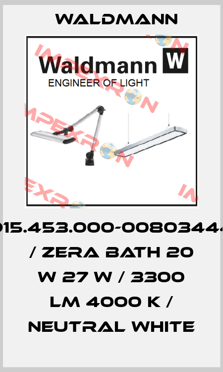 D15.453.000-00803444 / ZERA Bath 20 W 27 W / 3300 lm 4000 K / neutral white Waldmann