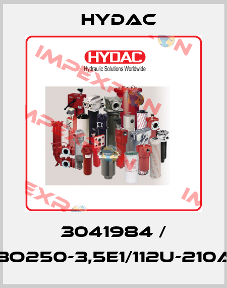 3041984 / SBO250-3,5E1/112U-210AK Hydac
