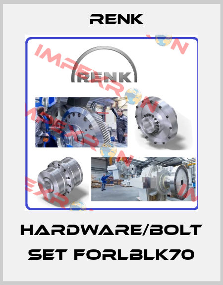 hardware/bolt set forLBLK70 Renk