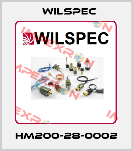 HM200-28-0002 Wilspec