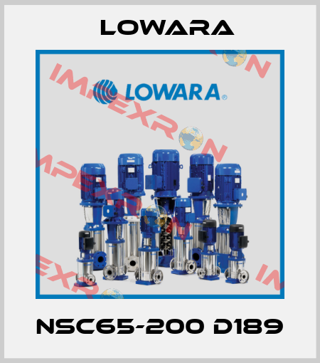 NSC65-200 D189 Lowara