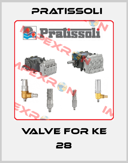 valve for KE 28 Pratissoli