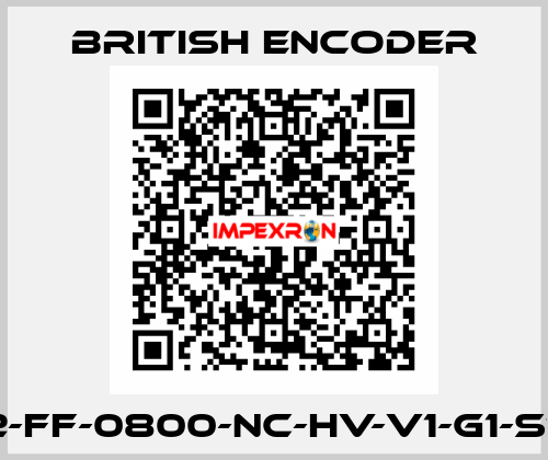 15H-02-FF-0800-NC-HV-V1-G1-ST-IP50 British Encoder