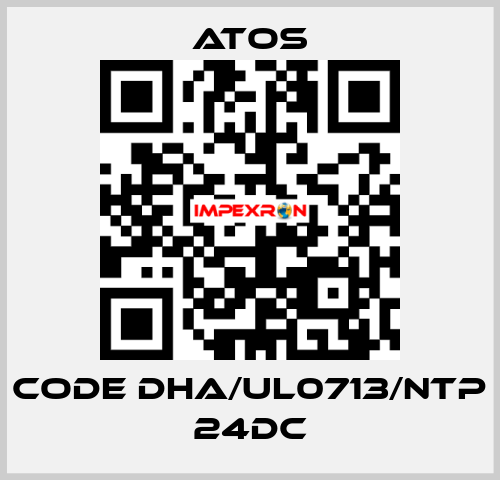 Code DHA/UL0713/NTP 24DC Atos