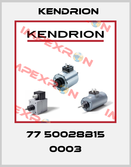 77 50028B15 0003 Kendrion