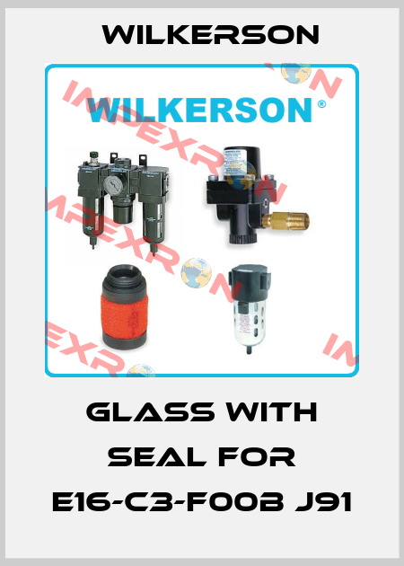 glass with seal for E16-C3-F00B J91 Wilkerson
