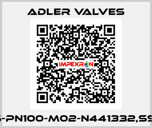 DN25-PN100-M02-N441332,SS316L Adler Valves