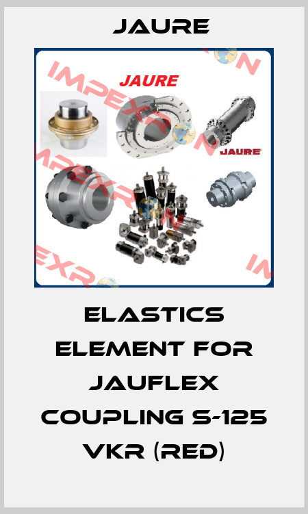 Elastics element for JAUFLEX coupling S-125 VKR (Red) Jaure