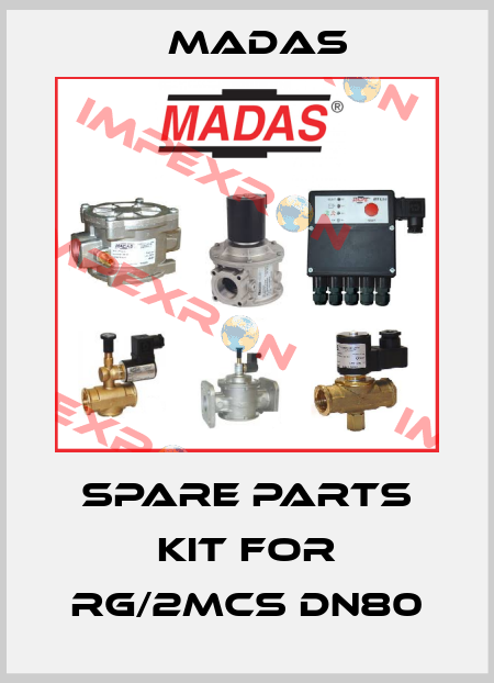 Spare Parts Kit For RG/2MCS DN80 Madas
